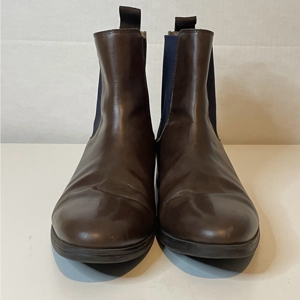 Men Cole Haan Warren Grand Os Chelsea Genuine Leather Brown Ankle Boot  8.5